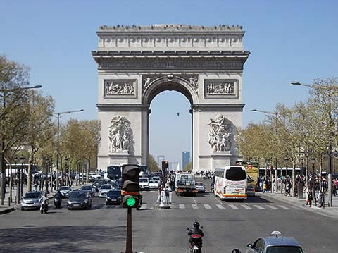 En auto por Francia hasta París