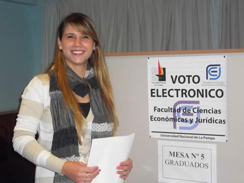 Elección con voto electrónico en la UNLPam