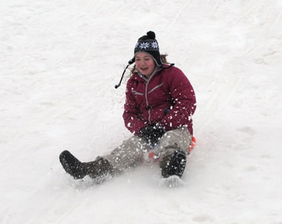 Quiero conocer la nieve papá!!