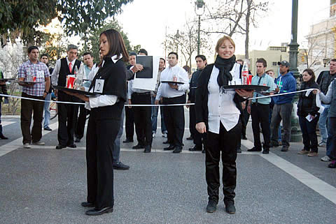 carrera de mozos