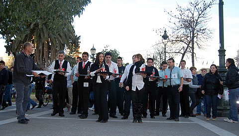 carrera de mozos