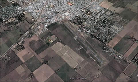 relocalizar el Aeropuerto de Santa Rosa