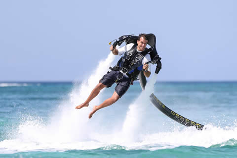 Volar sobre el agua