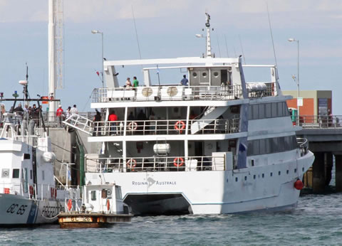 crucero "Regina Australe" en Puerto Madryn