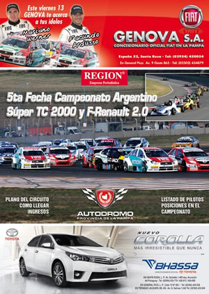 Súper TC2000 en el Autódromo Provincia de la Pampa