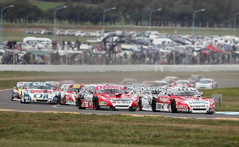 Carrera de TC en La Pampa