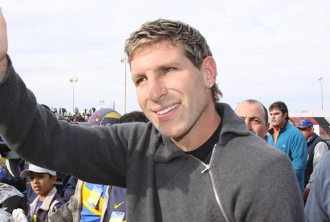 FOTO: Martín Palermo en Santa Rosa