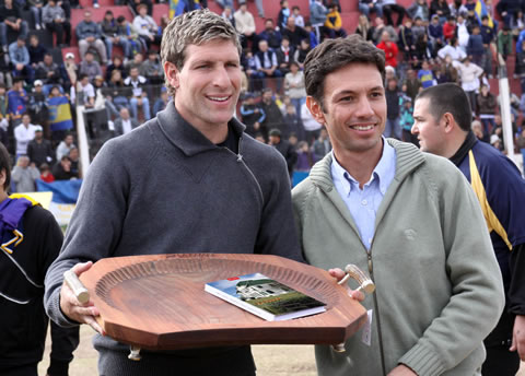 FOTO: Martín Palermo en Santa Rosa