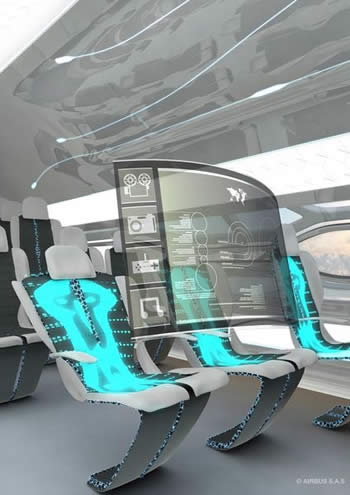 Airbus presentó su concepto de cabina del futuro