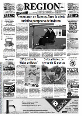 Tapa de Semanario REGION®