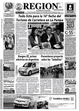 Tapa de Semanario REGION