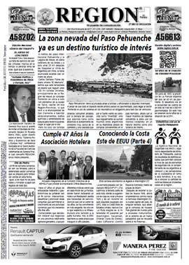 Tapa de Semanario REGION