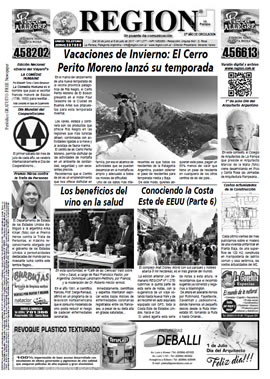 Tapa de Semanario REGION