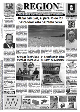 Tapa de Semanario REGION