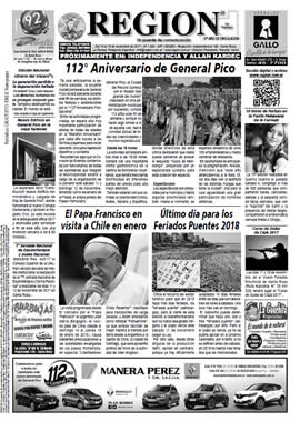 Tapa de Semanario REGION