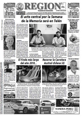 Tapa de Semanario REGION