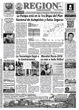 Tapa de Semanario REGION