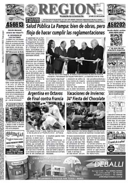 Tapa de Semanario REGION