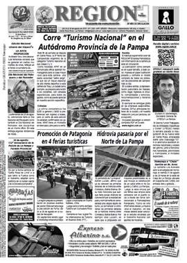 Tapa de Semanario REGION