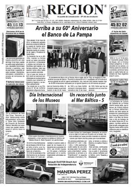 Tapa de Semanario REGION