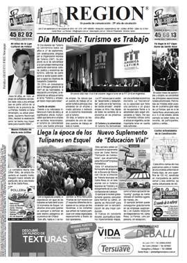 Tapa de Semanario REGION