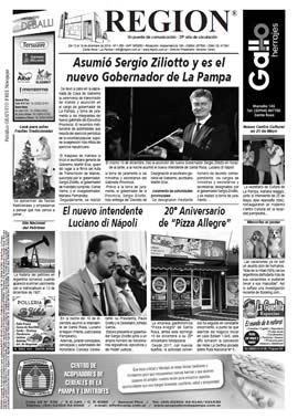 Tapa de Semanario REGION