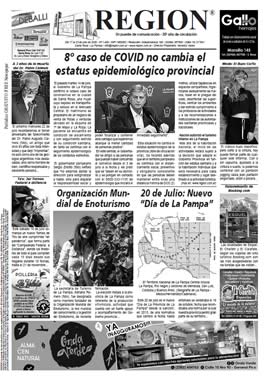 Tapa de Semanario REGION