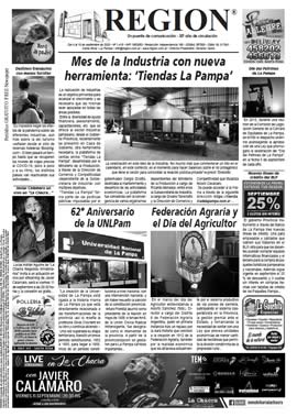 Tapa de Semanario REGION