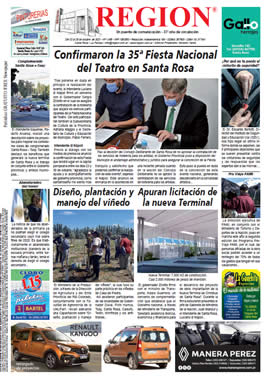 Tapa de Semanario REGION