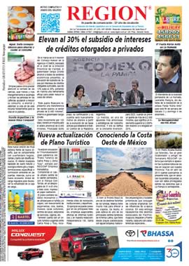 Tapa de Semanario REGION