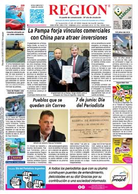 Tapa de Semanario REGION