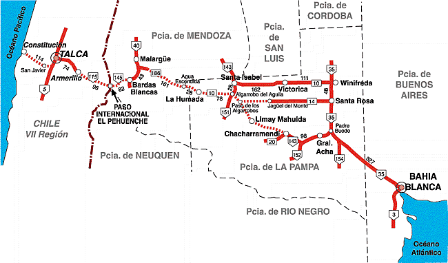 El Corredor Bioceánico por el Paso Internacional El Pehuenche